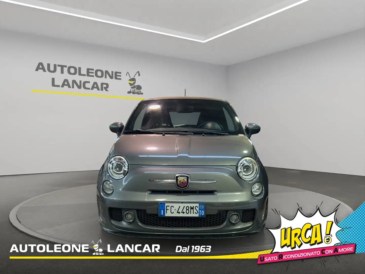 Abarth 595 Turismo 1.4 T-Jet 160cv + 4 CERCHI ORIGINALI + GOMME E6 Grigio - 2