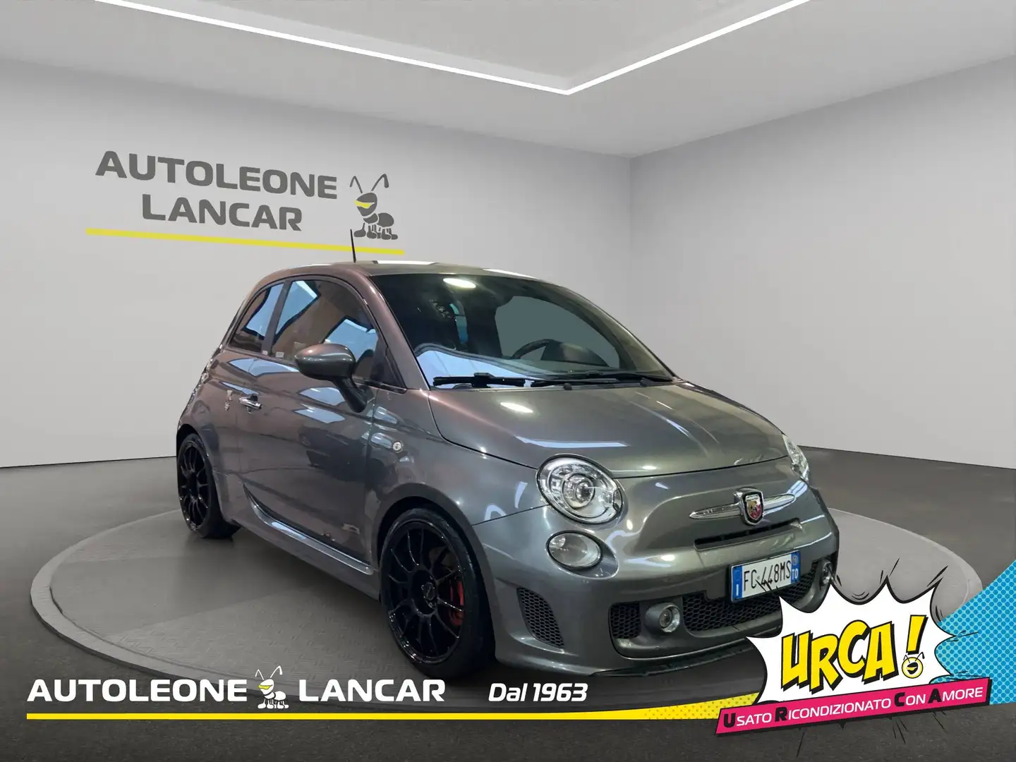 Abarth 595 Turismo 1.4 T-Jet 160cv + 4 CERCHI ORIGINALI + GOMME E6 Grigio - 1