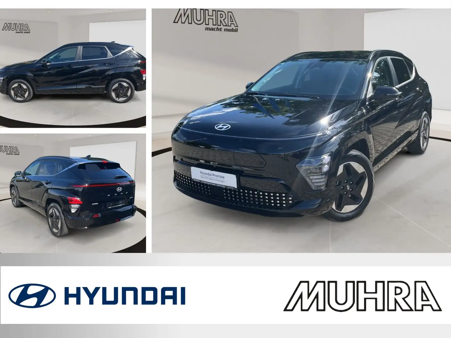 Hyundai KONA Elektro SX2 48,4kWh 156PS TREND NAVI LED SHZ Noir - 1