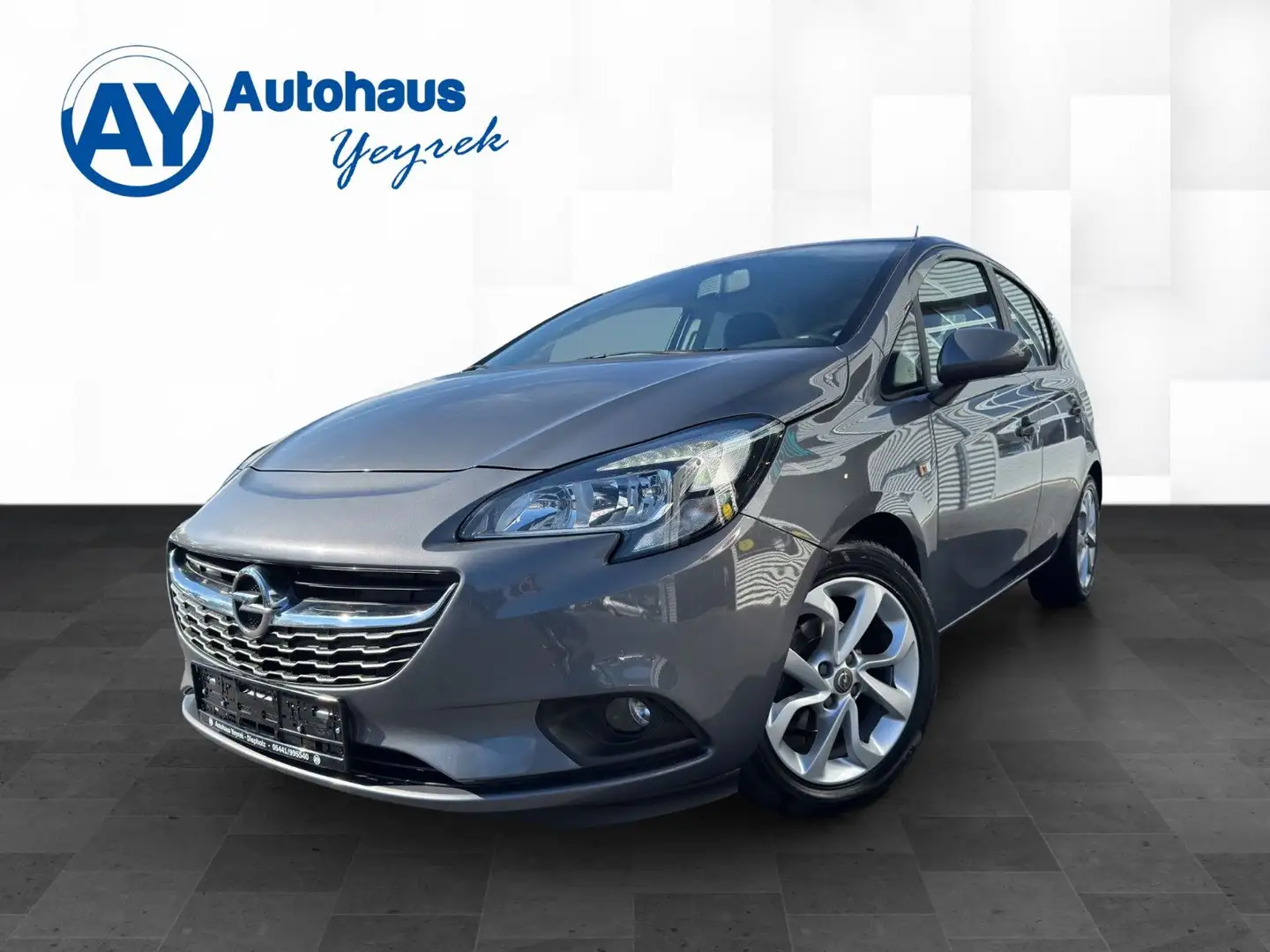 Opel Corsa E Edition *APP*AC*GRA*Bluetooth*MFL* Grau - 1