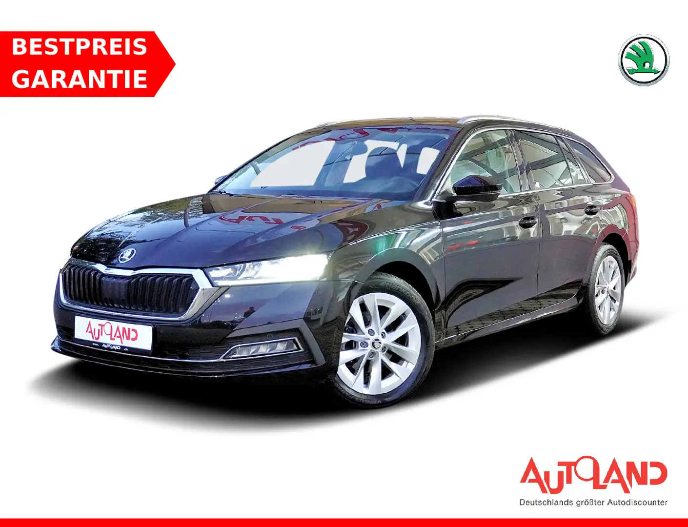 Skoda Octavia Combi 2.0 TDI LED Navi ACC Head-Up Schwarz - 1