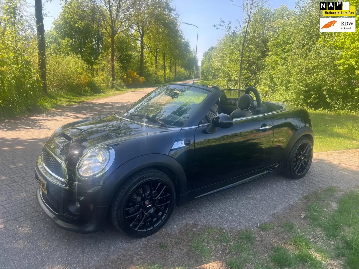 MINI Cooper S Roadster Mini 1.6 john cooper works xenon leer Negru - 1