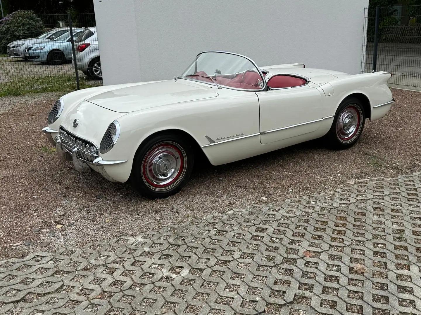 Corvette C1 BlueFlame Straight Six 3,8 Cabrio Blanc - 1