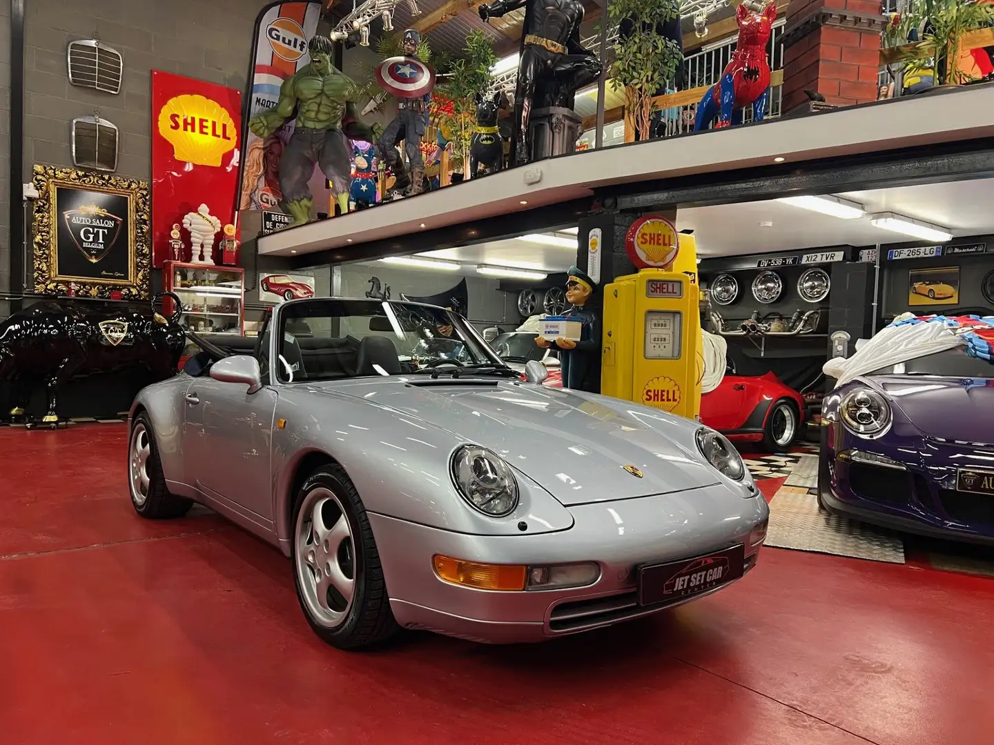 Porsche 993 911 Carreara 2 Cabriolet *** Full Historique *** Gris - 1