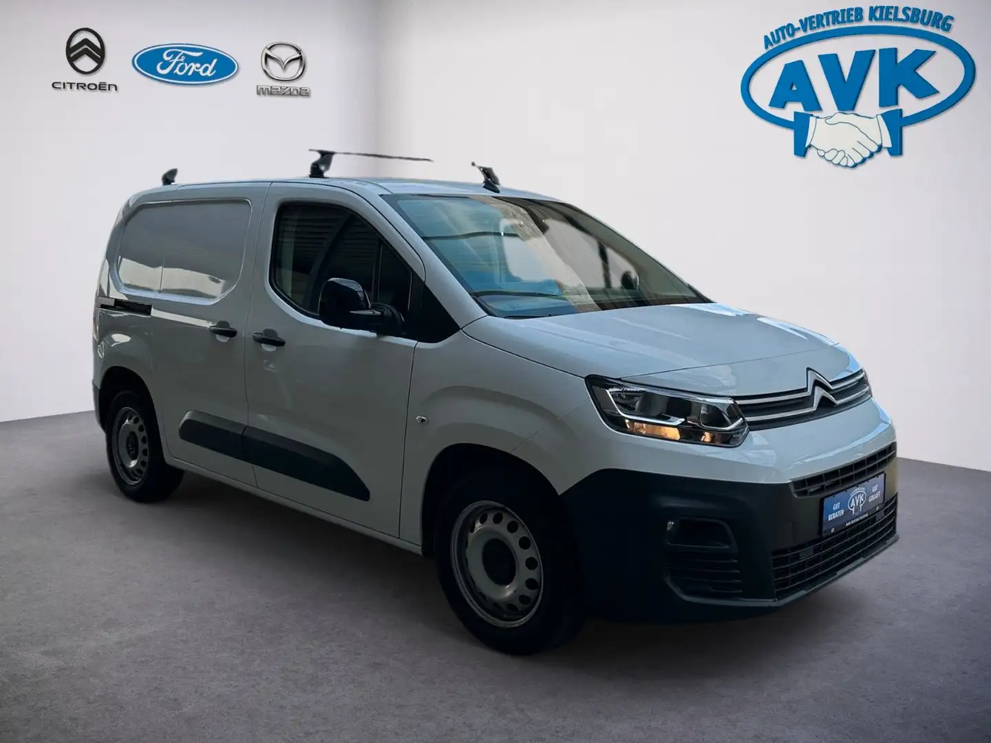 Citroen Berlingo Kasten Club M/L1 mit AHK, Klima Weiß - 1