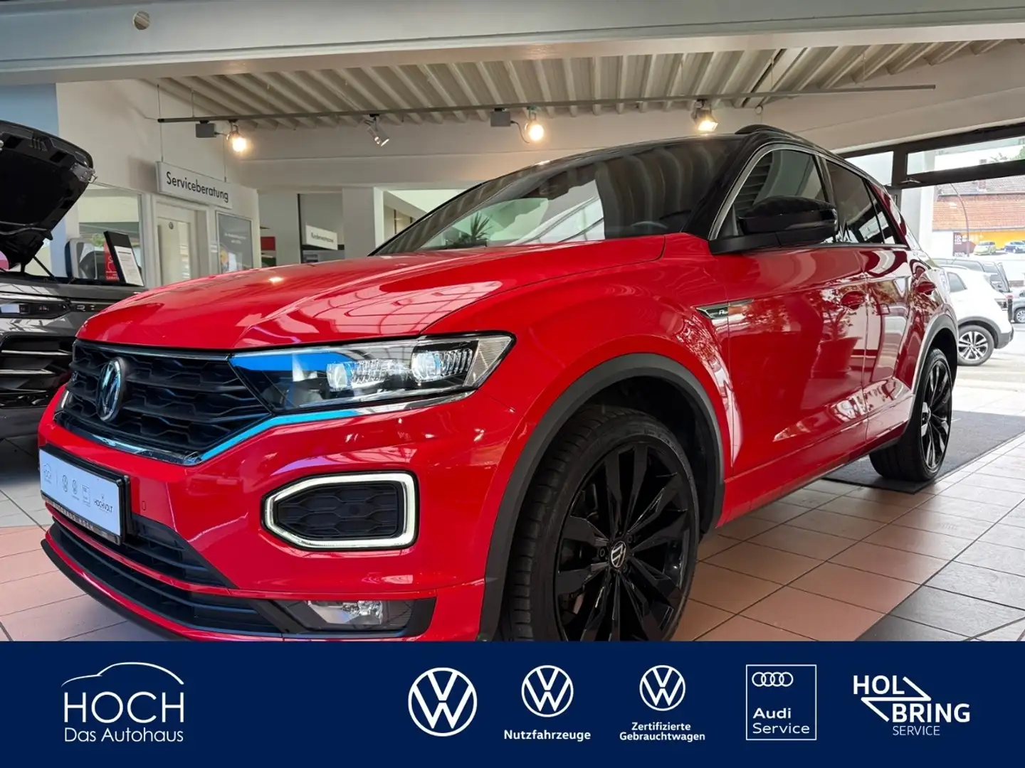 Volkswagen T-Roc 1.5 TSI DSG R-Line. Navi+AHK+Kamera+LED Rot - 1