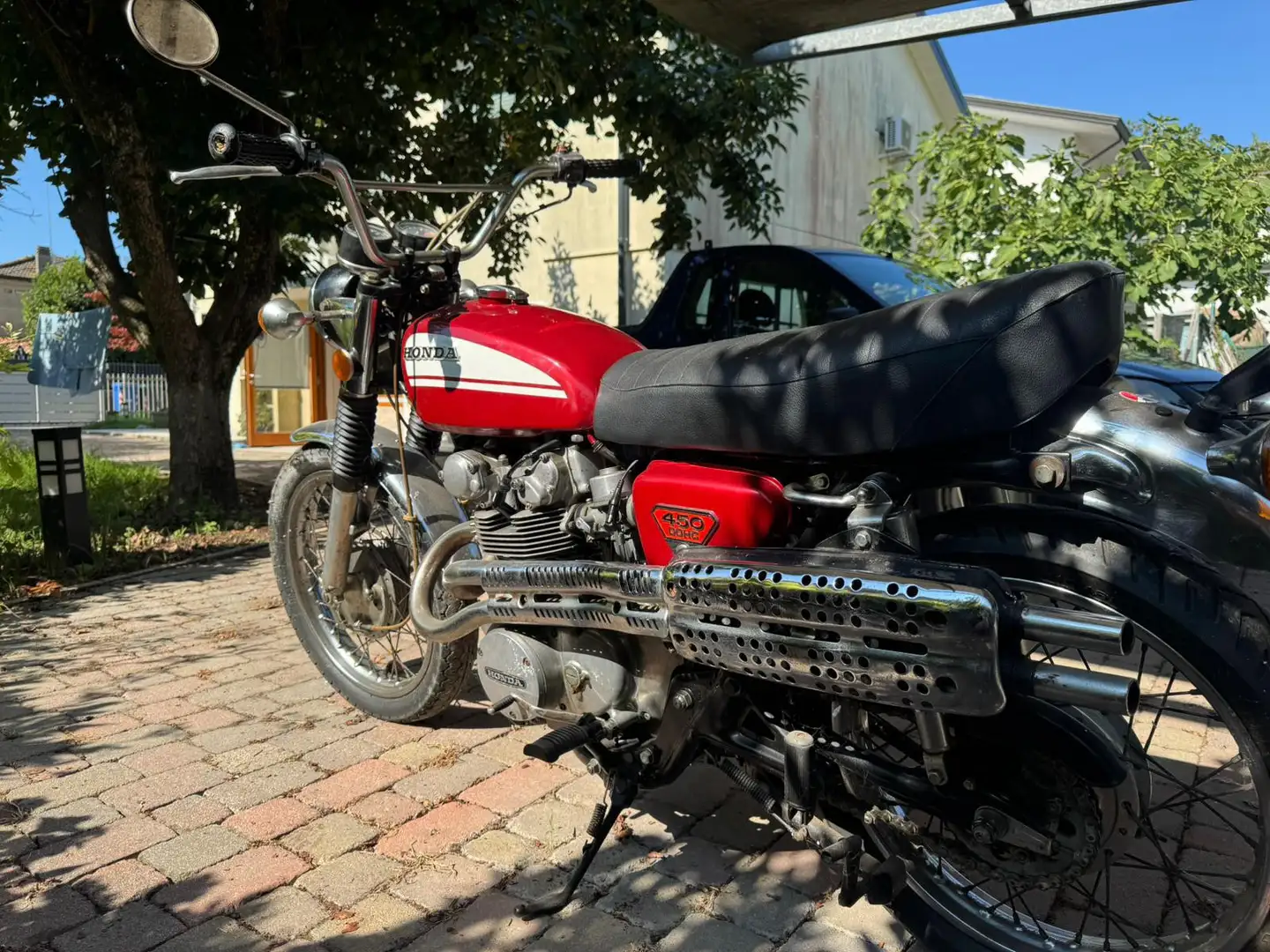 Honda CL 450 Červená - 1