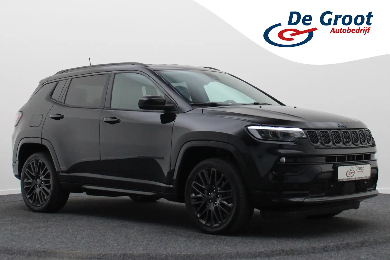 Jeep Compass 4xe 240 Plug-in Hybrid Electric S Leer, Virtual Co Zwart - 1