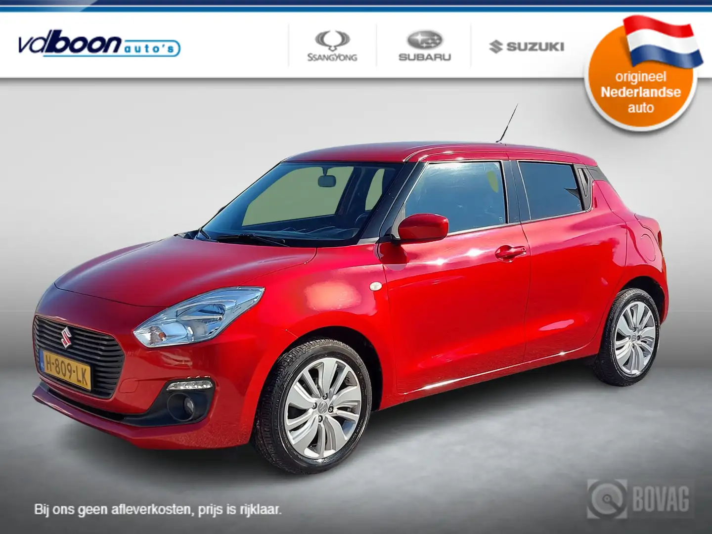 Suzuki Swift 1.2 Select AIRCO | LMV | NAVI | rijklaarprijs!! Rood - 1