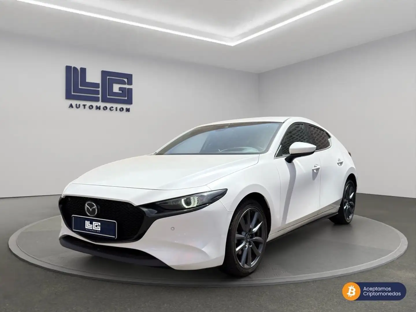 Mazda 3 2.0 e-SKYACTIV-G 90KW EXCLUSIVE-LINE Blanco - 1
