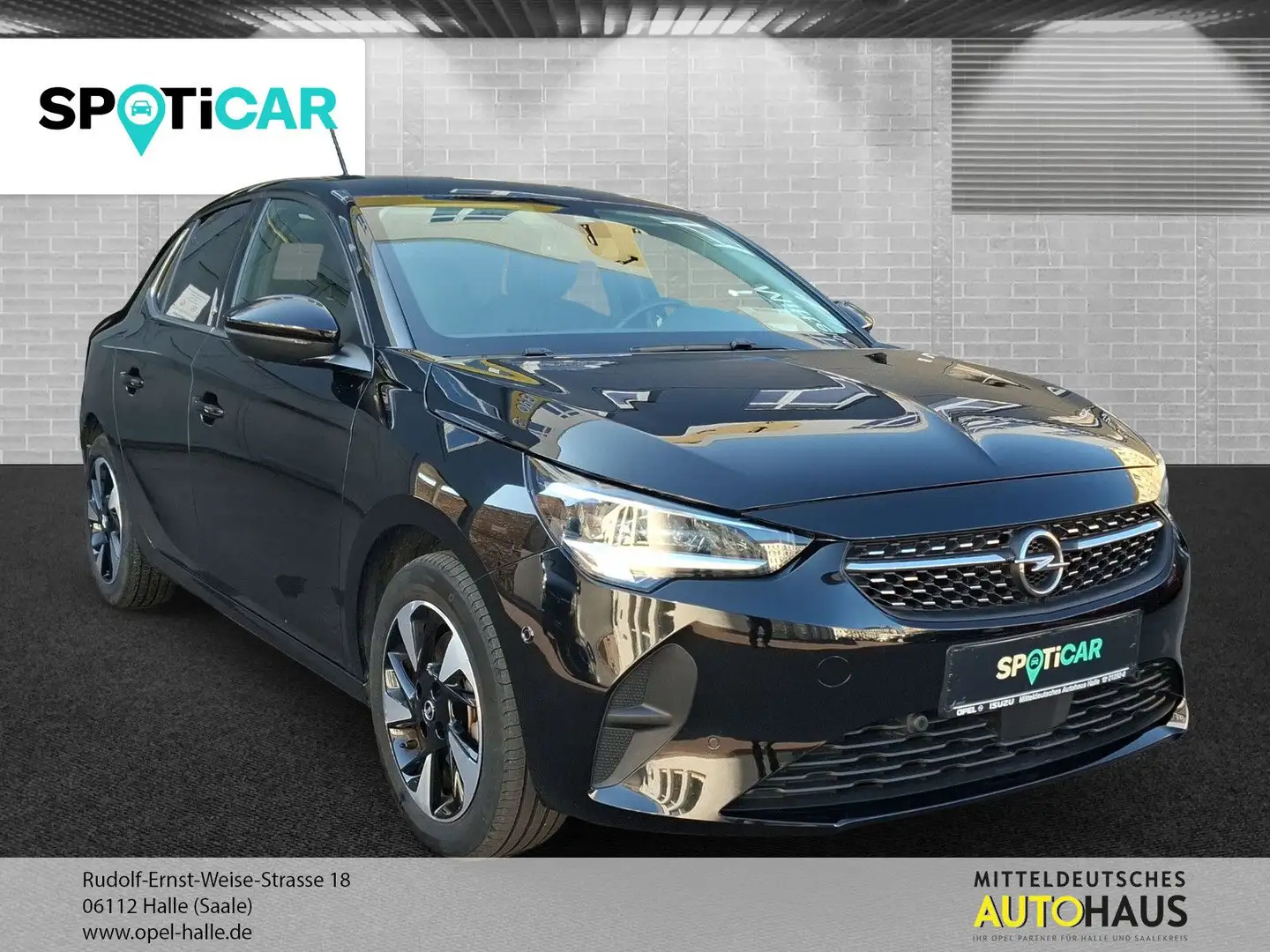 Opel Corsa F e Elegance PDC 360 °Kamera Negro - 1