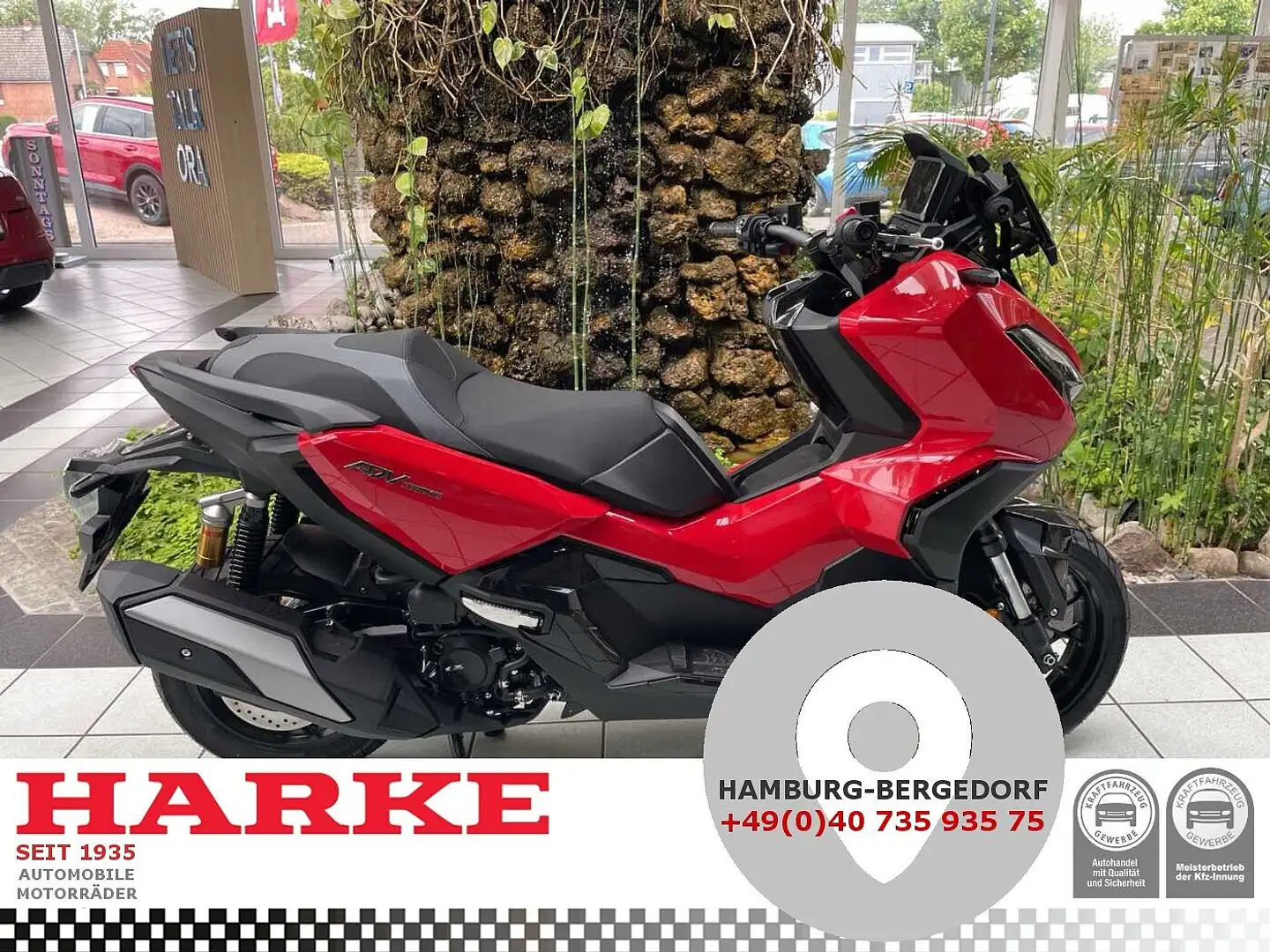 Honda ADV 350 ABS 2025 6 Jahre Garantie Rouge - 1