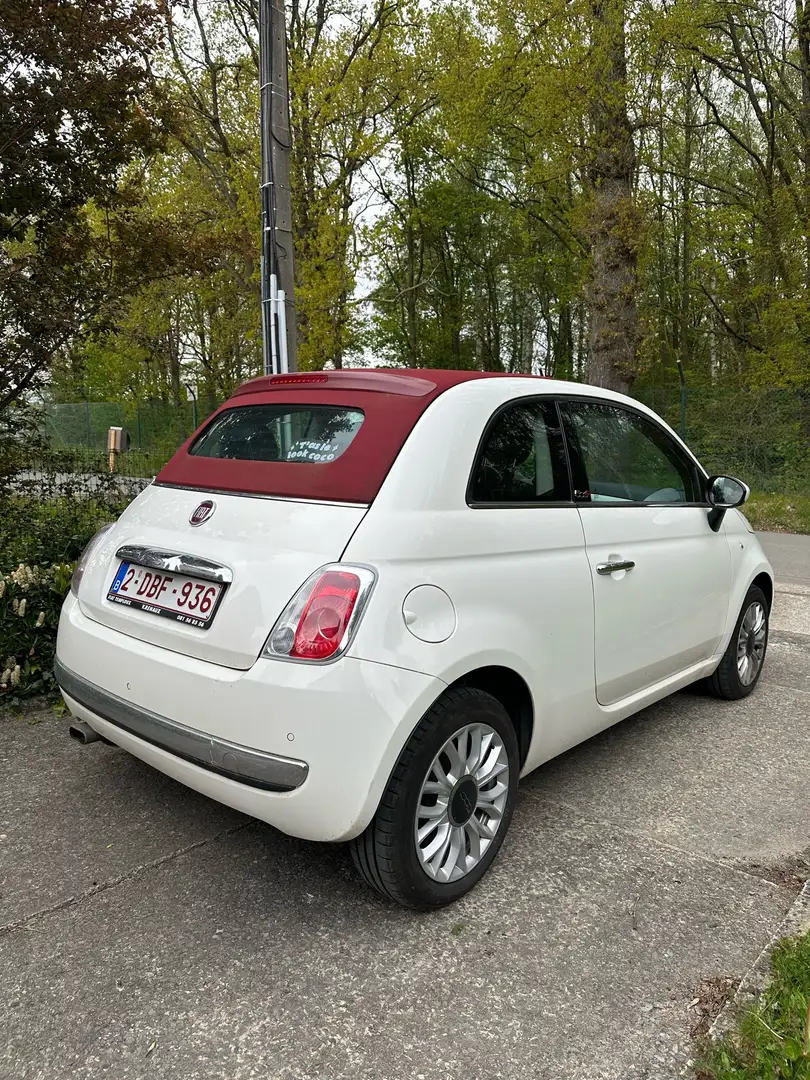 Fiat 500C 1.2i Lounge Blanc - 2