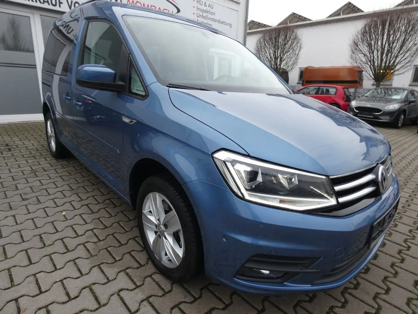 Volkswagen Caddy PKW Comfortline BMT Bleu - 1