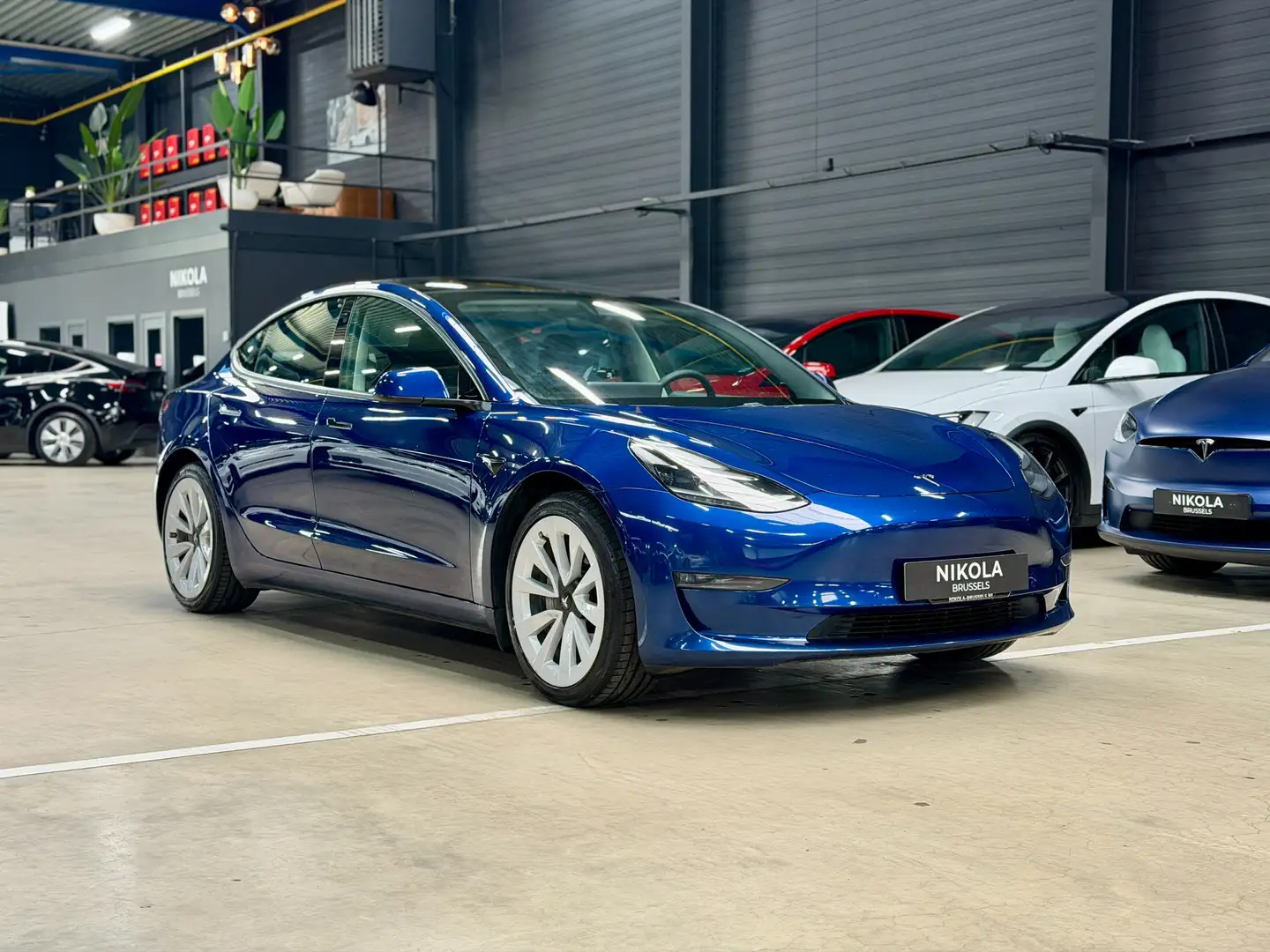 Tesla Model 3 LONG RANGE AWD - FACELIFT - TOW HOOK Blauw - 2