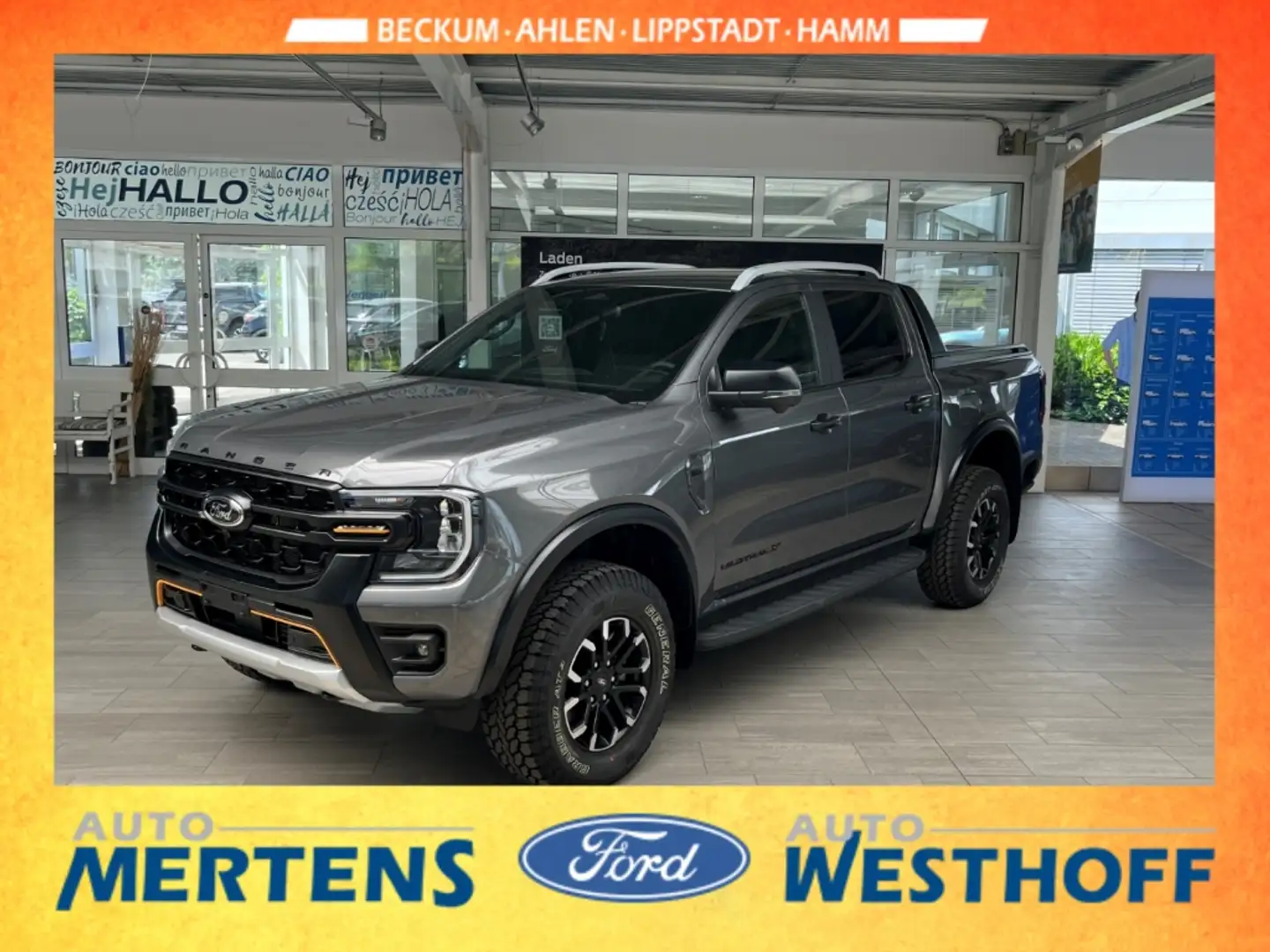 Ford Ranger Wildtrak X e-4WD Doppelkabine Rollo Gris - 1