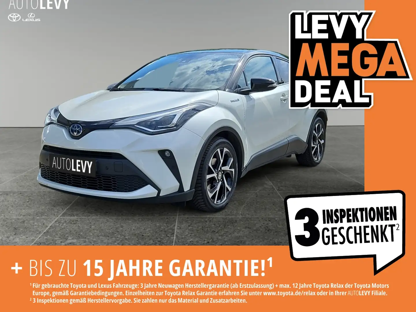 Toyota C-HR 2.0 Hybrid Team D LED*PDC*SHZ*CarPlay*LHZ Белый - 1
