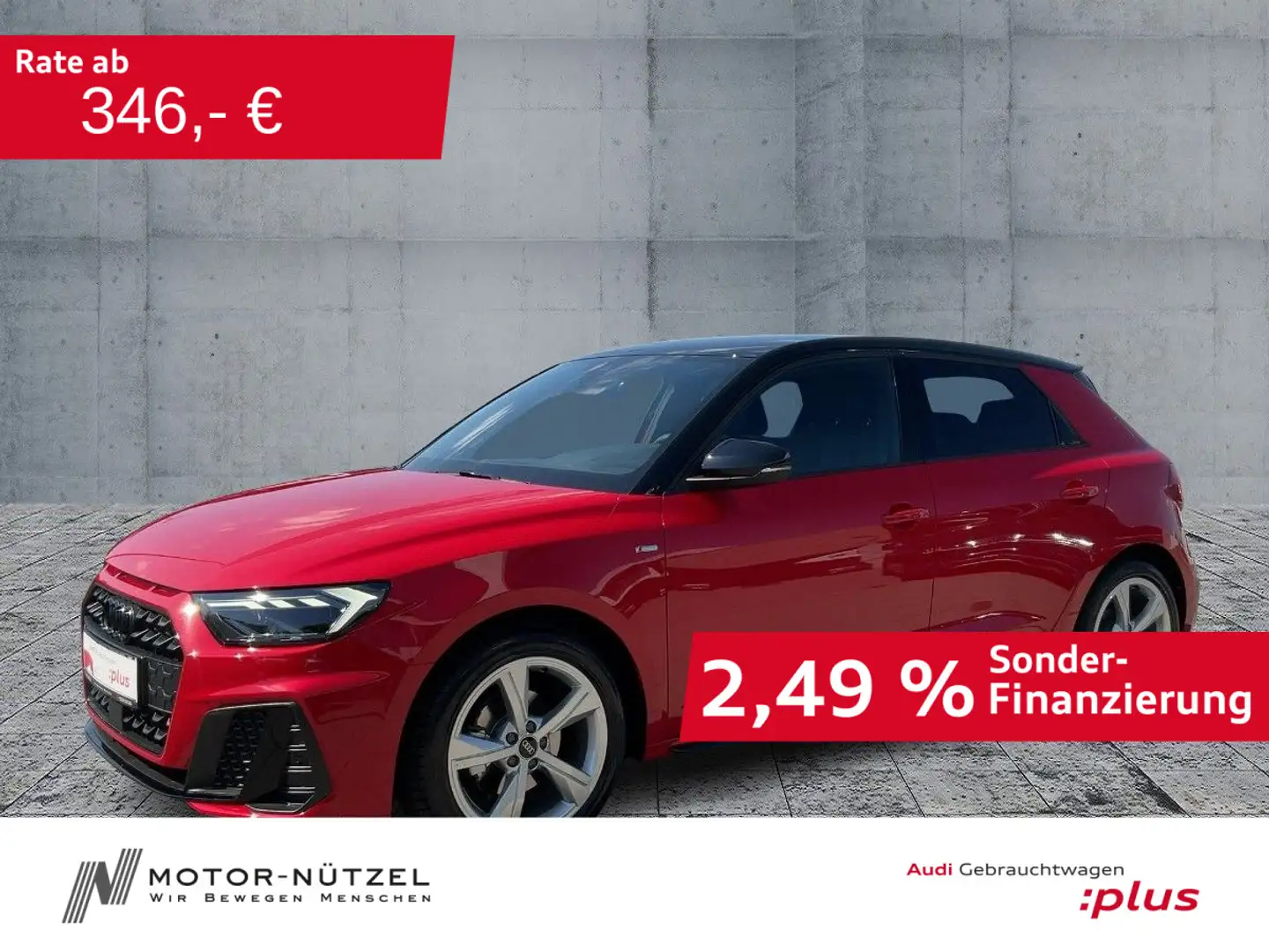 Audi A1 30 TFSI S-TR S-LINE LED+NAV+PDC+ACC Rot - 1