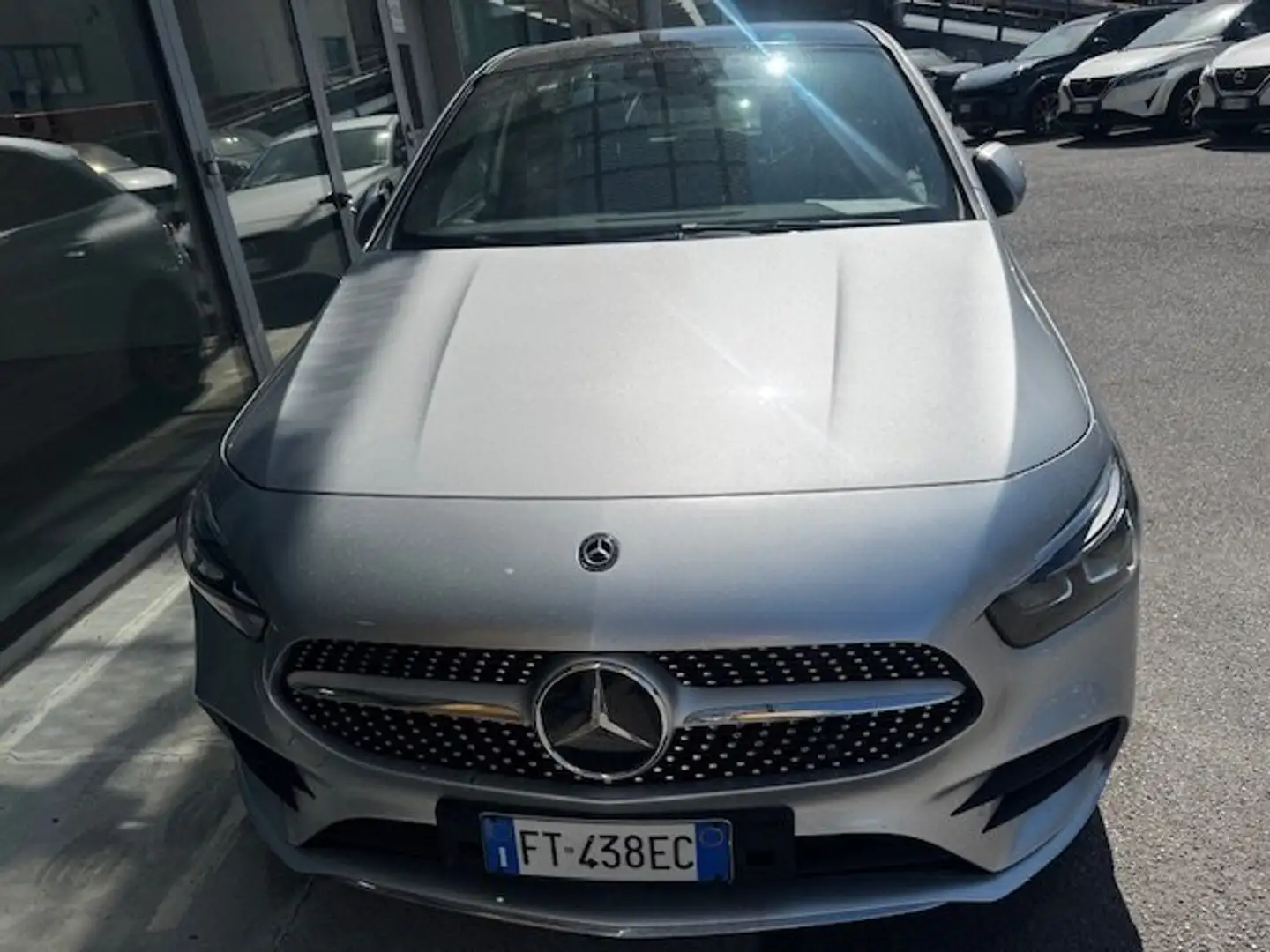 Mercedes-Benz B 200 Premium Auto Pack AMG tetto apribile+gancio traino Argento - 2