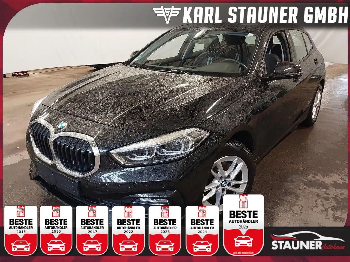 BMW 118 i Limousine Sport Line KAMERA DAB NAVI LHZ Noir - 1