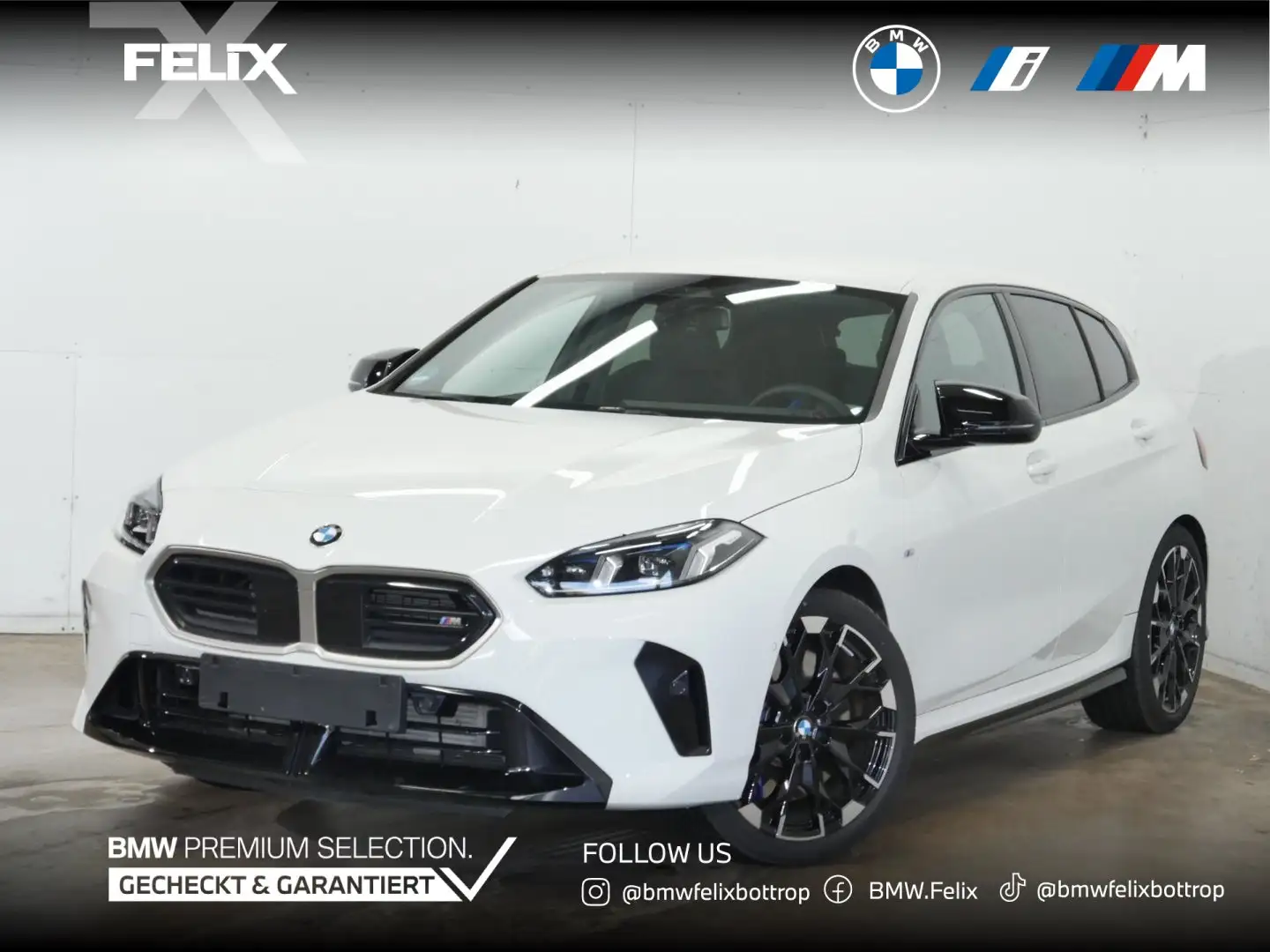 BMW 135 M135i xDrve+M SPORTPAKET+HARMAN KARDON+19"ALU Wit - 1