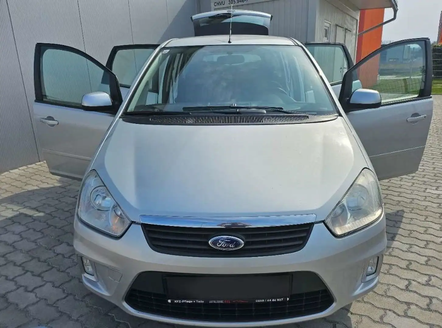 Ford C-Max PICKERL NEU BIS:02/2026+KLIMA, 2.BESITZ SERVISIERT Grau - 1