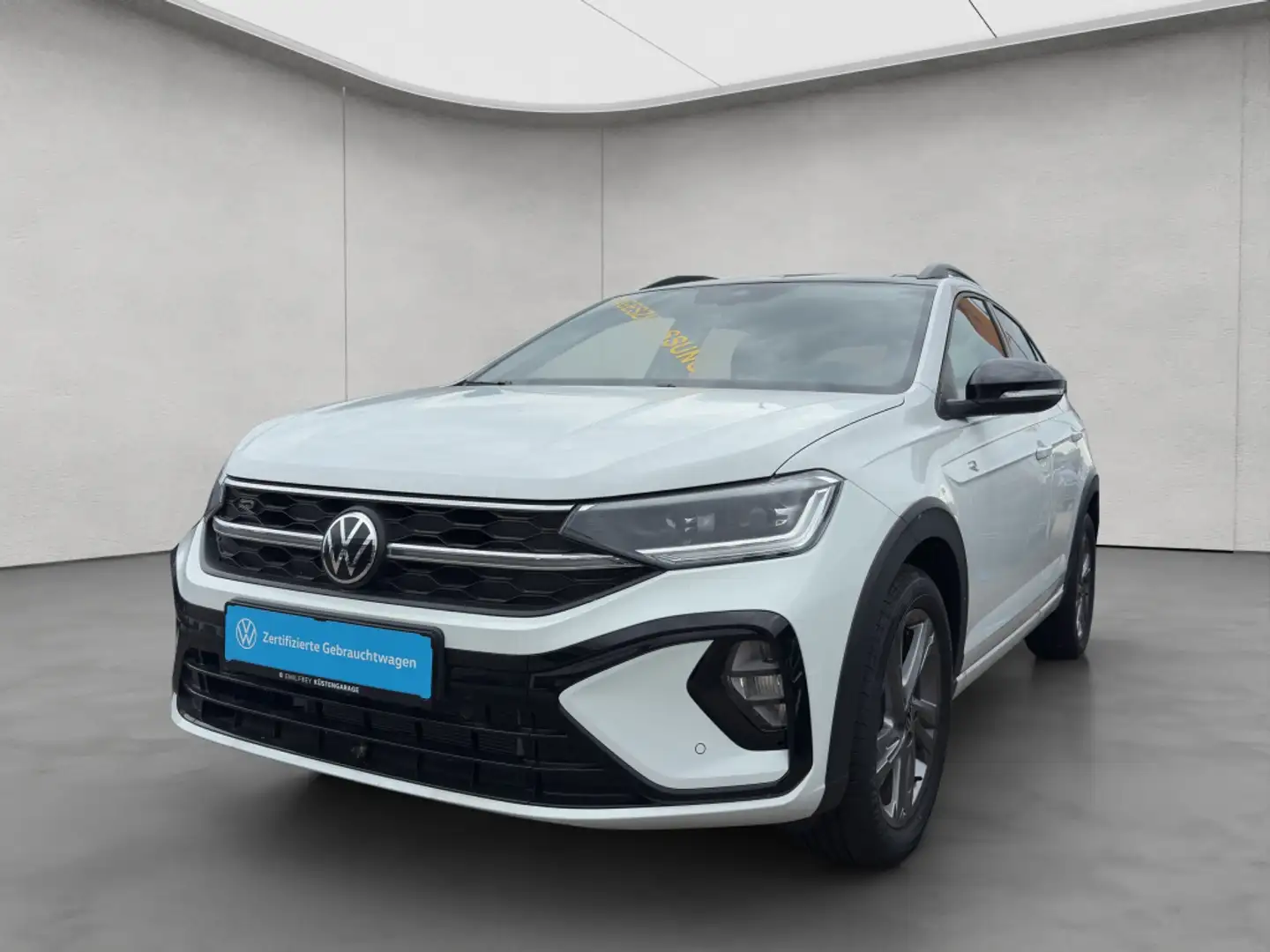 Volkswagen Taigo R-Line 1.5l TSI DSG AHK ACC RFK NAVI SHZ Weiß - 2
