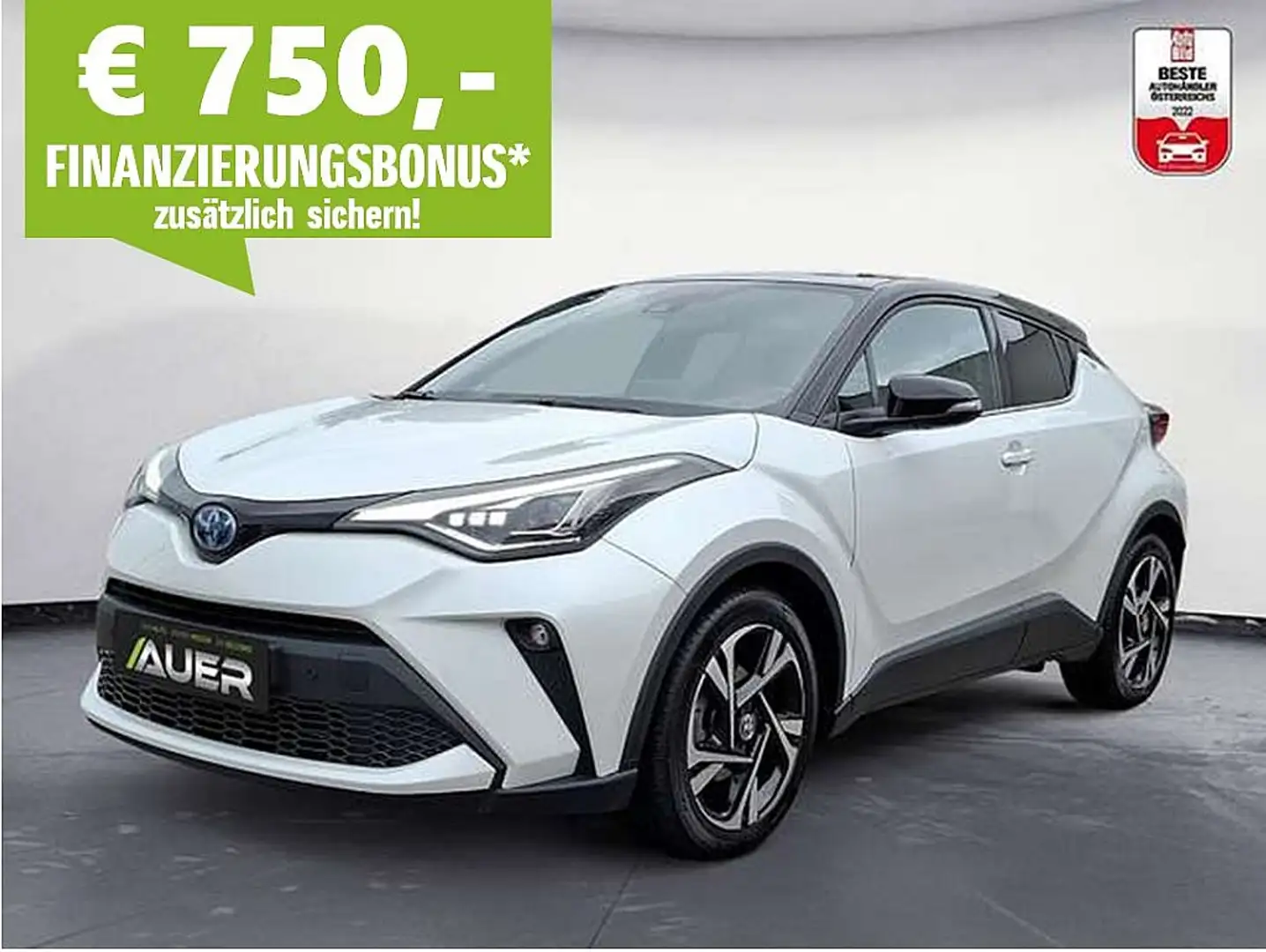 Toyota C-HR 2,0 Hybrid C-ULT CVT 184PS | LED | Kamera | Sit... Weiß - 1