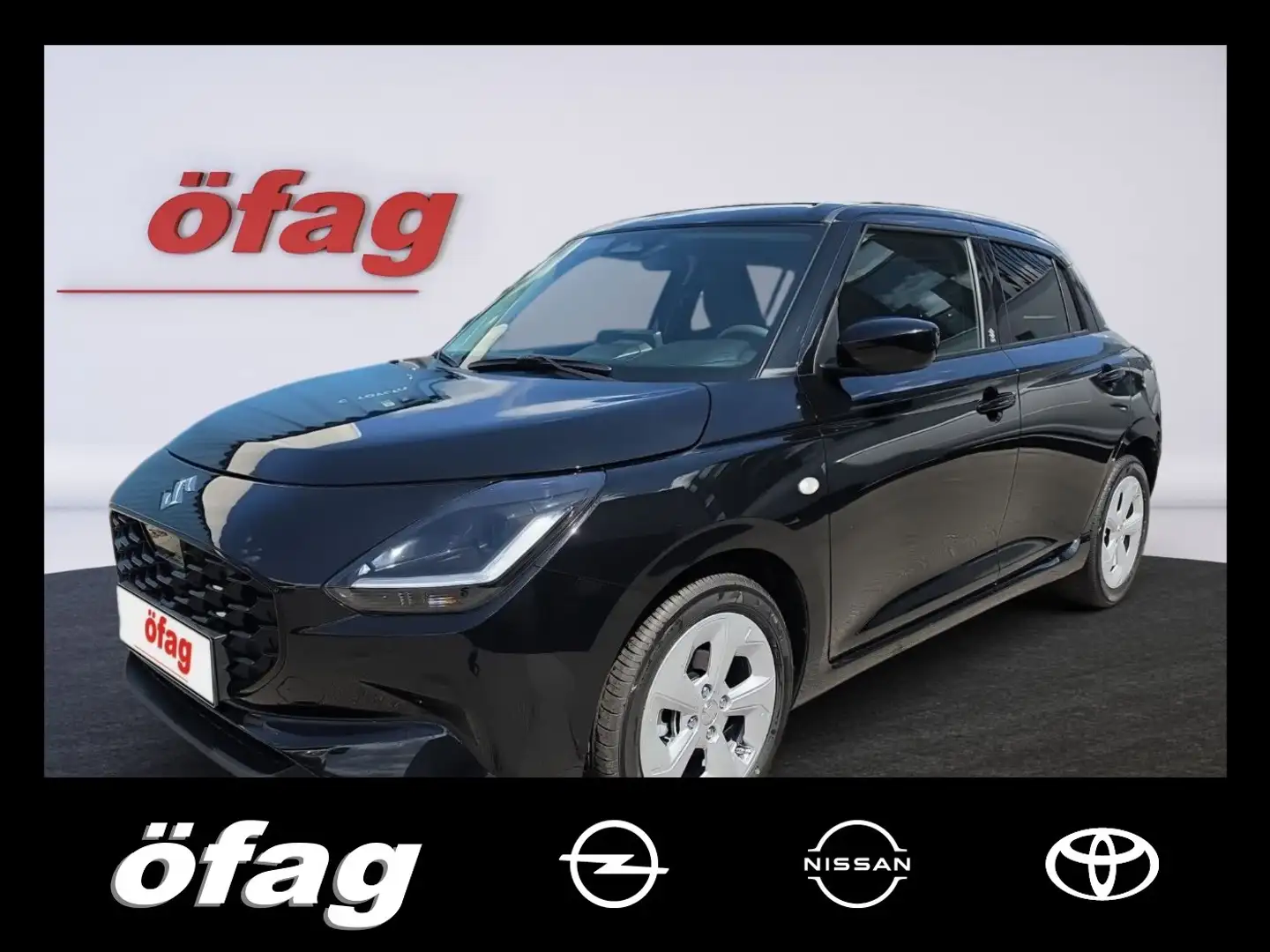 Suzuki Swift 1.2 Hybrid Shine LED+Navi+SHZ+Kam.+KeyLess Schwarz - 1