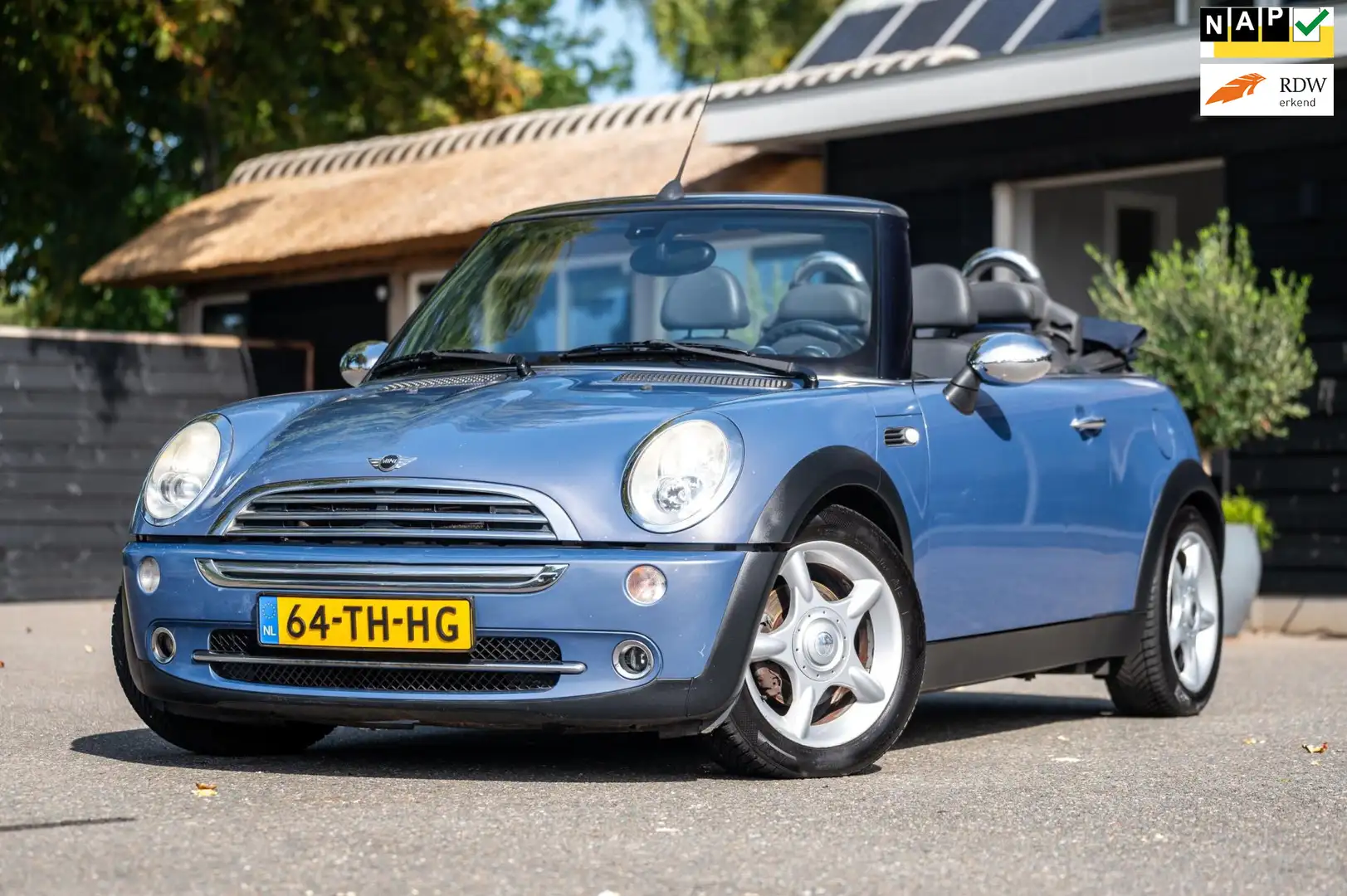 MINI Cooper Cabrio Mini 1.6 Chili Automaat I NL Auto I NAP I Airco I Azul - 1