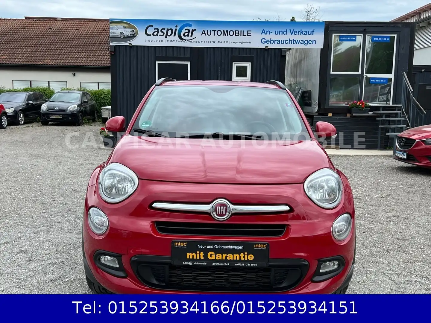 Fiat 500X 1,6 JTDM Pop Star,8 FACH BEREIFT,PDC,AHK,1.HAND Rood - 2