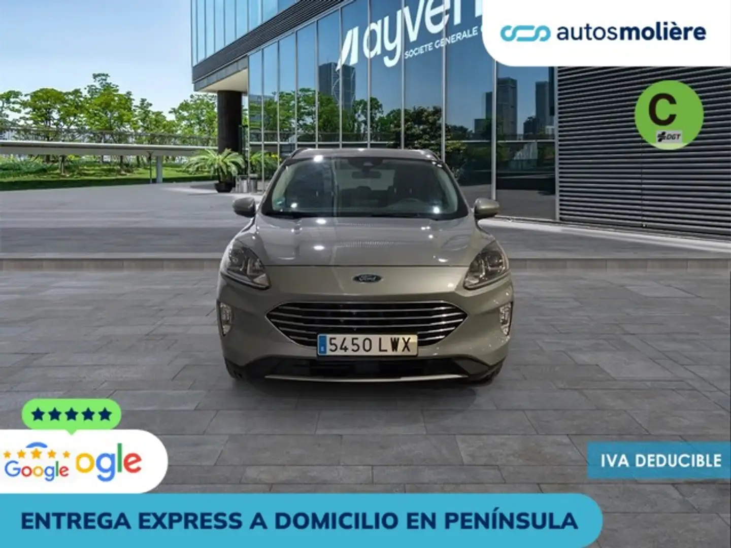 Ford Kuga 1.5 EcoBlue Titanium FWD 120 Aut. Plateado - 2