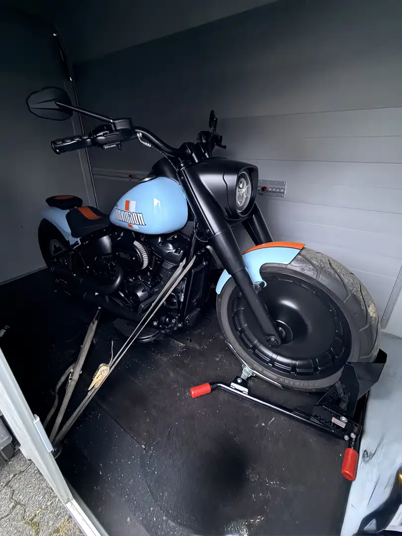 Harley-Davidson Custom Bike Blauw - 2