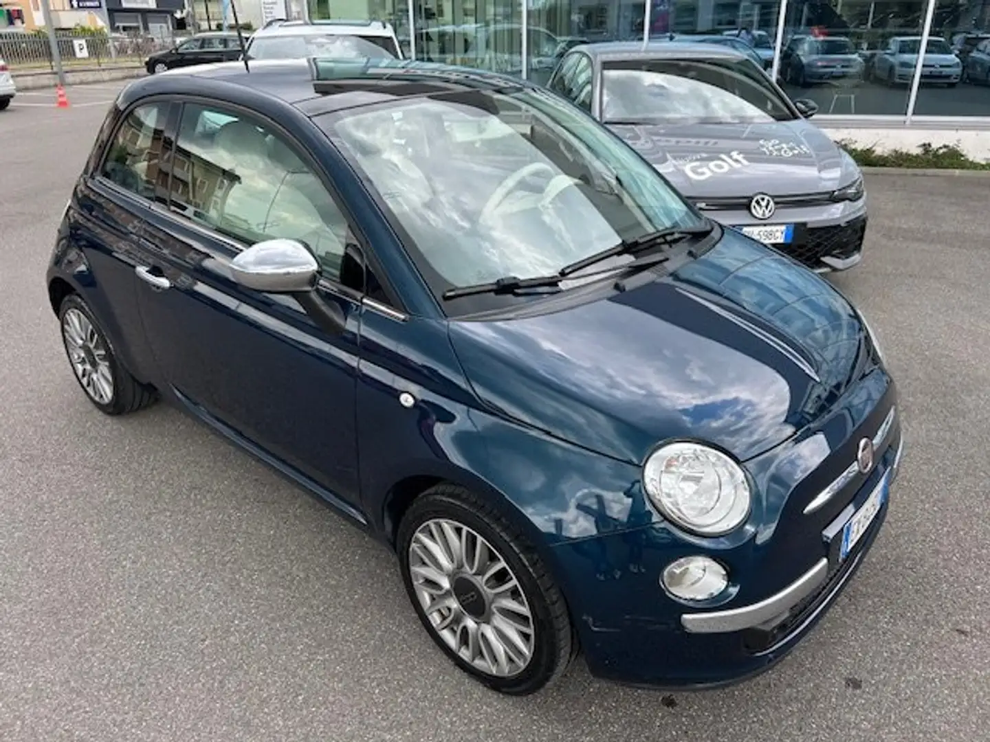 Fiat 500 1.2 AUTOMATICA Blauw - 2