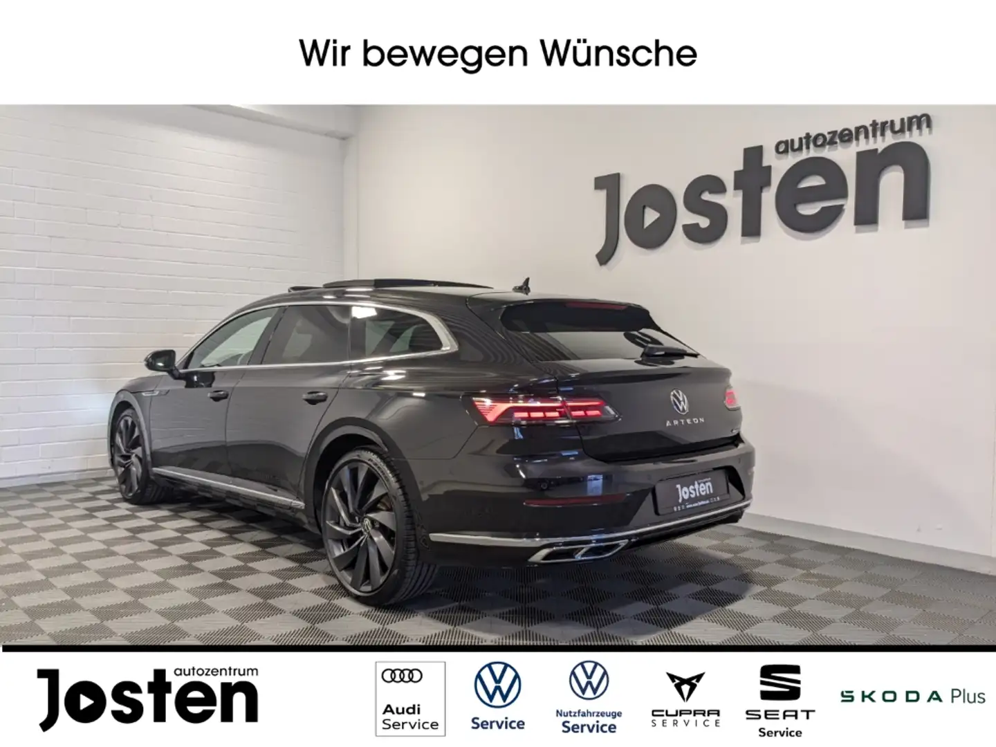 Volkswagen Arteon SB R-Line 2.0 TDI DSG 4M IQ.Light AHK Pano Zwart - 2
