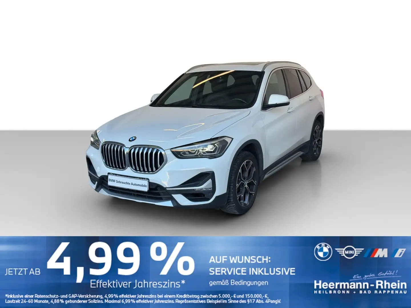 BMW X1 sDrive18i xLine Navi.LED.PGD.RFK.Sportsz.PDC Weiß - 2