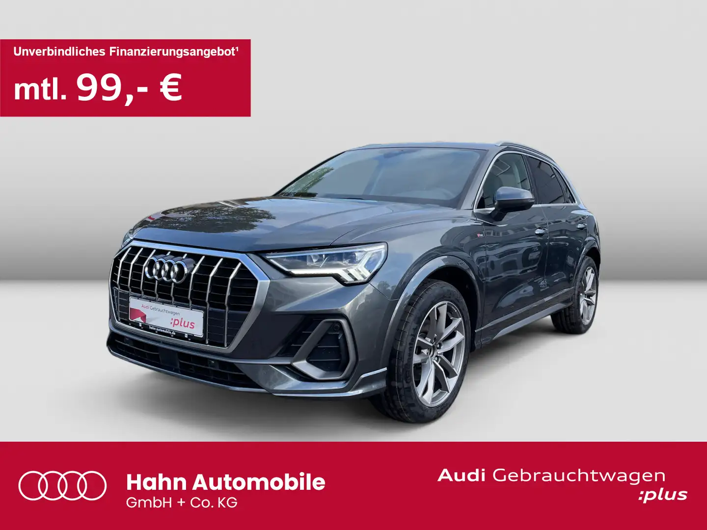 Audi Q3 35 TDI S tronic S line LED Navi AHK Sitzh ACC Grau - 1