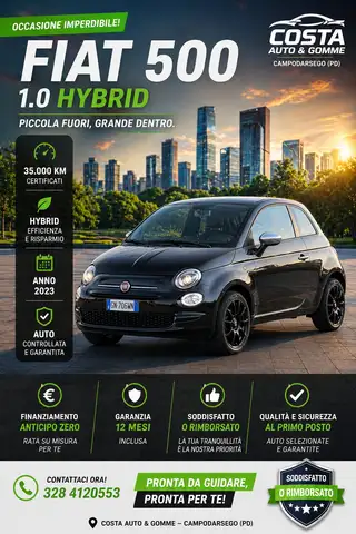 Fiat 500 2023 1.0 hybrid 70cv