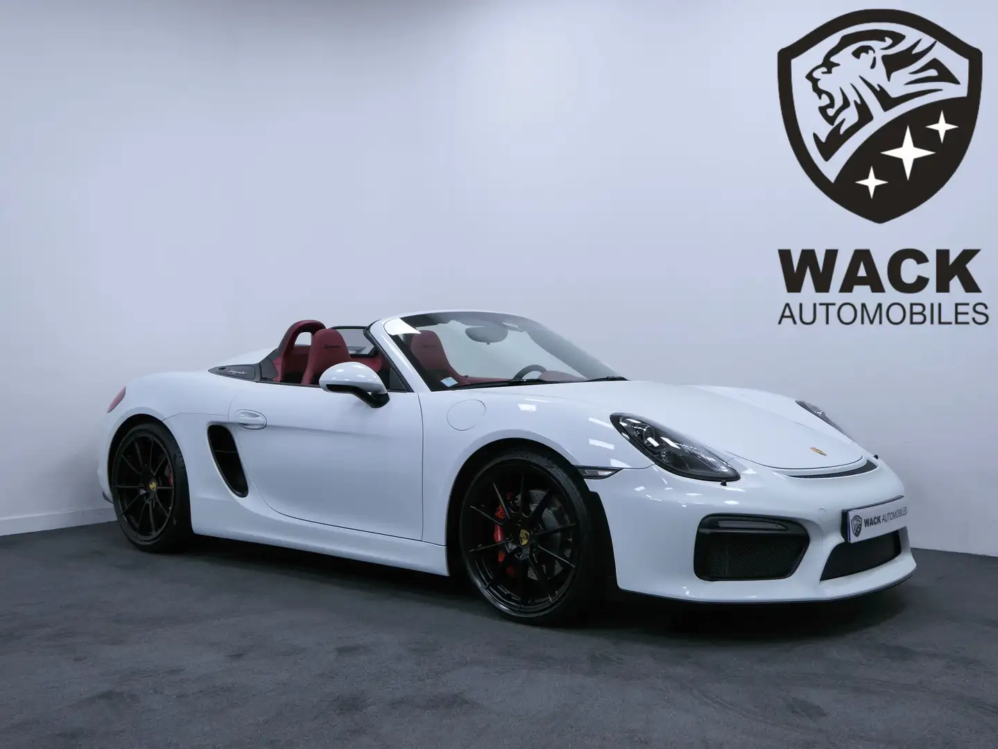 Porsche Boxster BOXSTER 981 SPYDER 3.8L 375 CV INT SPYDER CLASSIC Blanc - 1