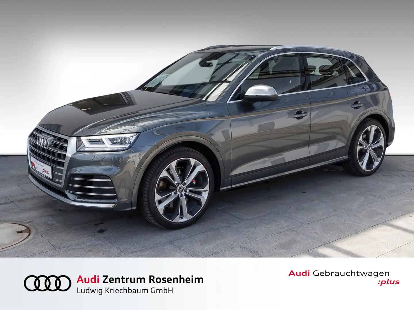 Audi SQ5 TDI qu. tiptr.(BO,Matrix,HuD,Luftfw.,Navi+,RF Gris - 1