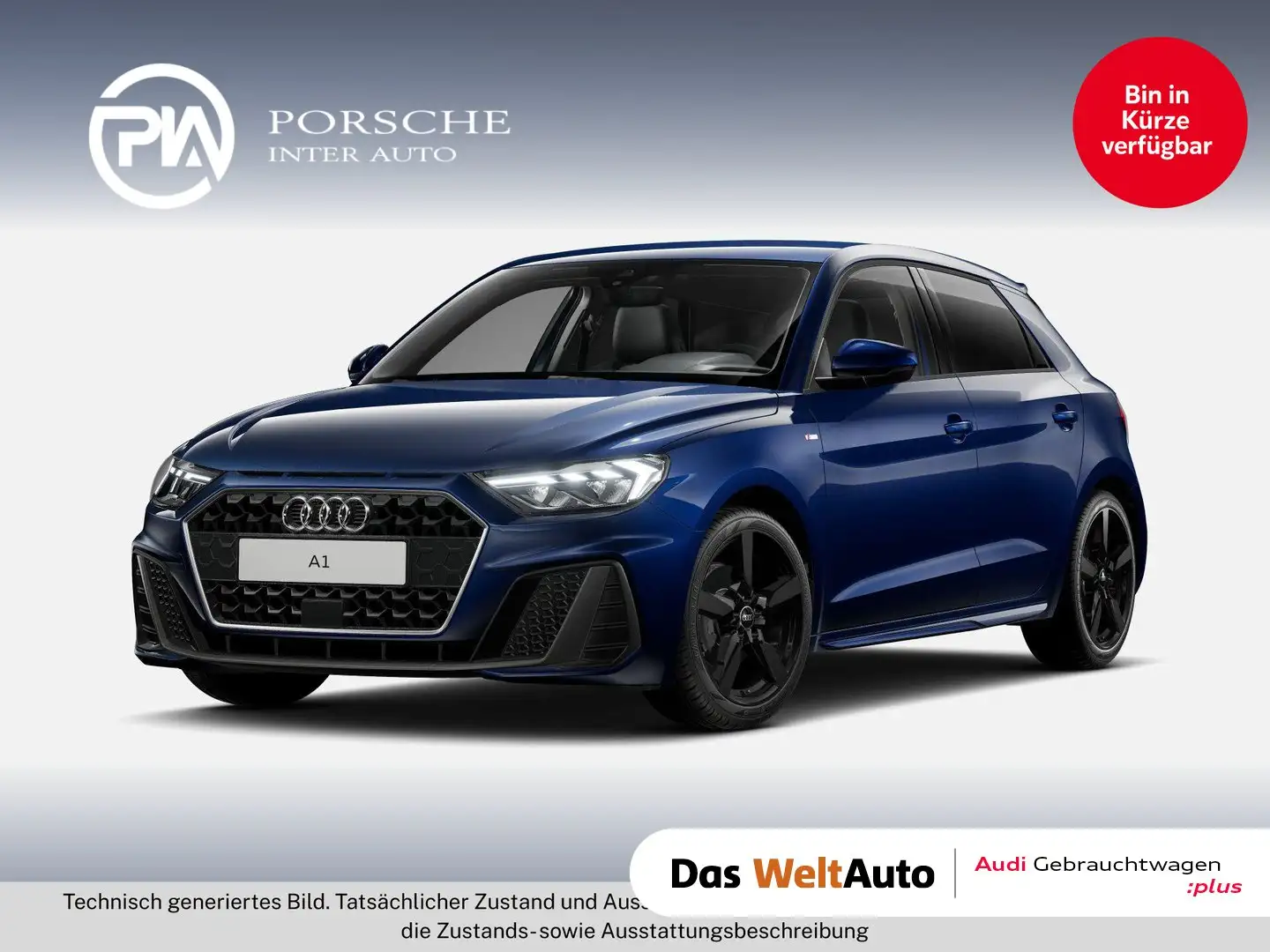 Audi A1 30 TFSI S line Blau - 1