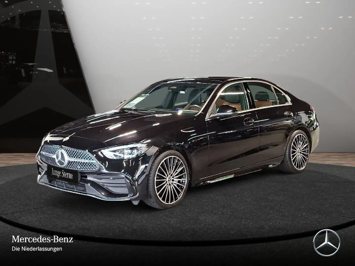 Mercedes-Benz C 200 d AMG+PANO+LED+KAMERA+19"+TOTW+KEYLESS+9G Noir - 2