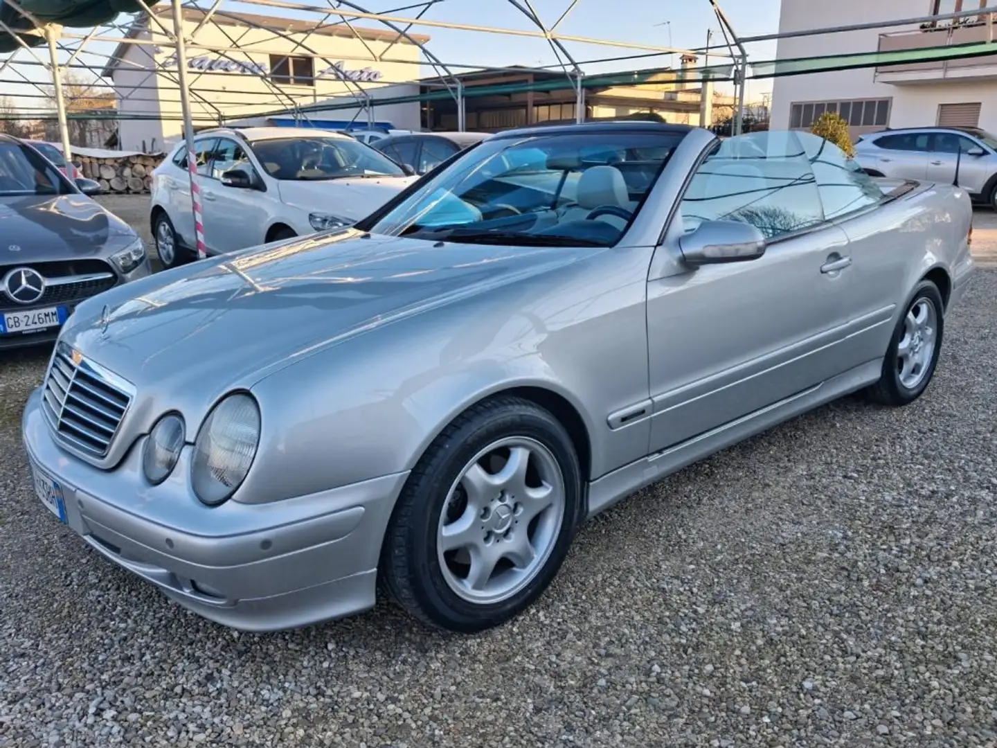 Mercedes-Benz CLK 200 Kompressor cat Cabrio Avantgarde Silber - 1