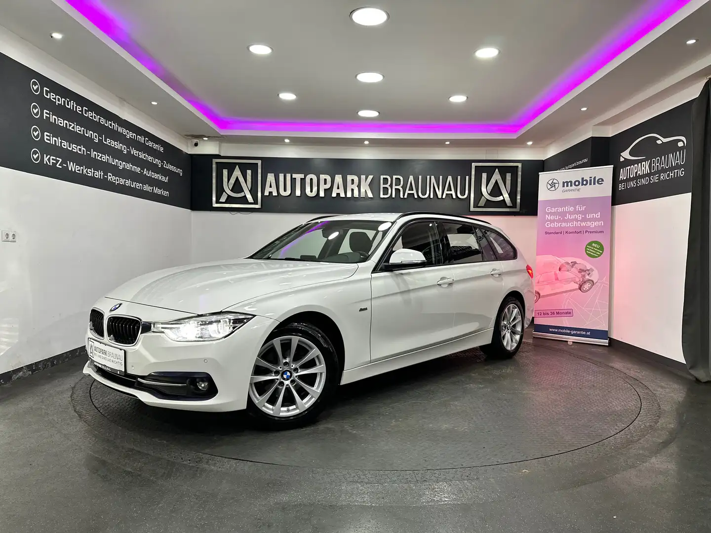 BMW 318 d Sport Line Touring *1.BESITZ*LED*NAVI*PDC* Blanc - 1