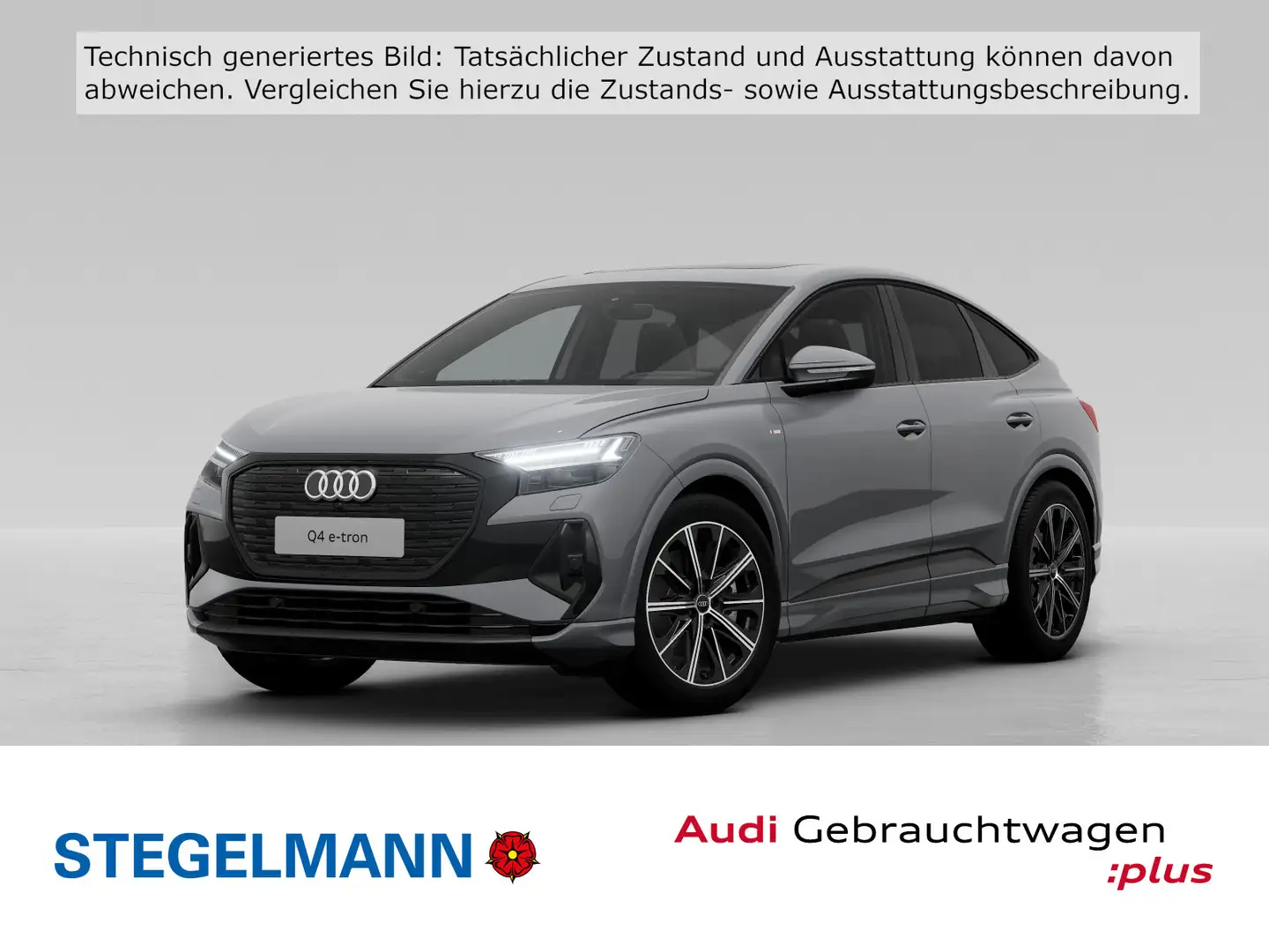 Audi Q4 e-tron Sportback 150kW/77kWh *Matrix-LED*Pano Grau - 1