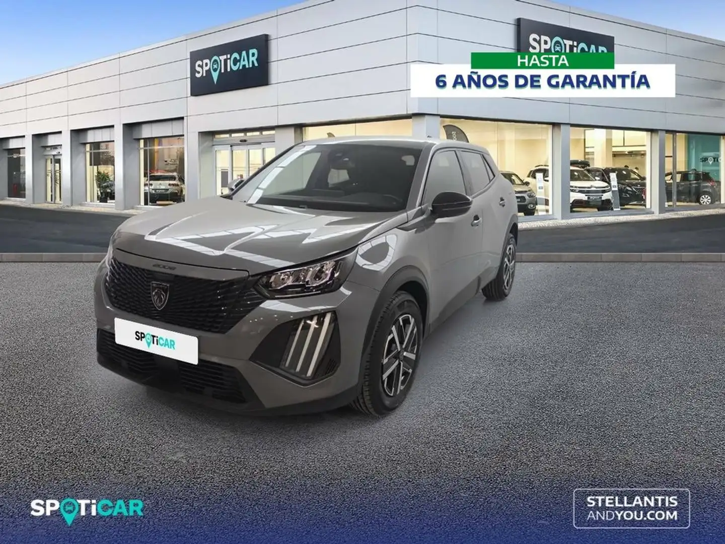Peugeot 2008 1.2 PureTech S&S Active 100 Gris - 1