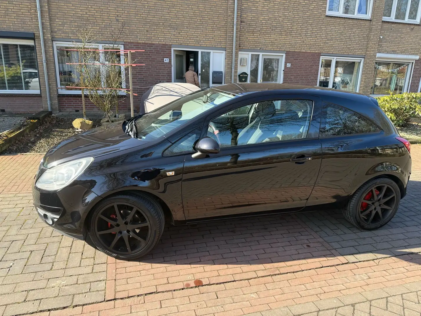 Opel Corsa Zwart - 2