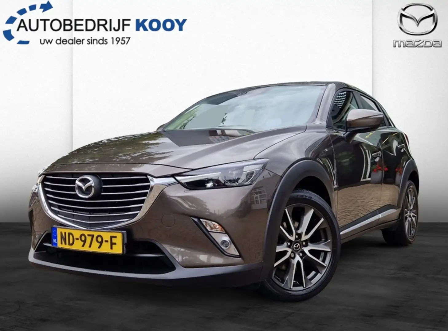 Mazda CX-3 2.0 120pk GT-M / Dealer onderhouden / Leder Brun - 1
