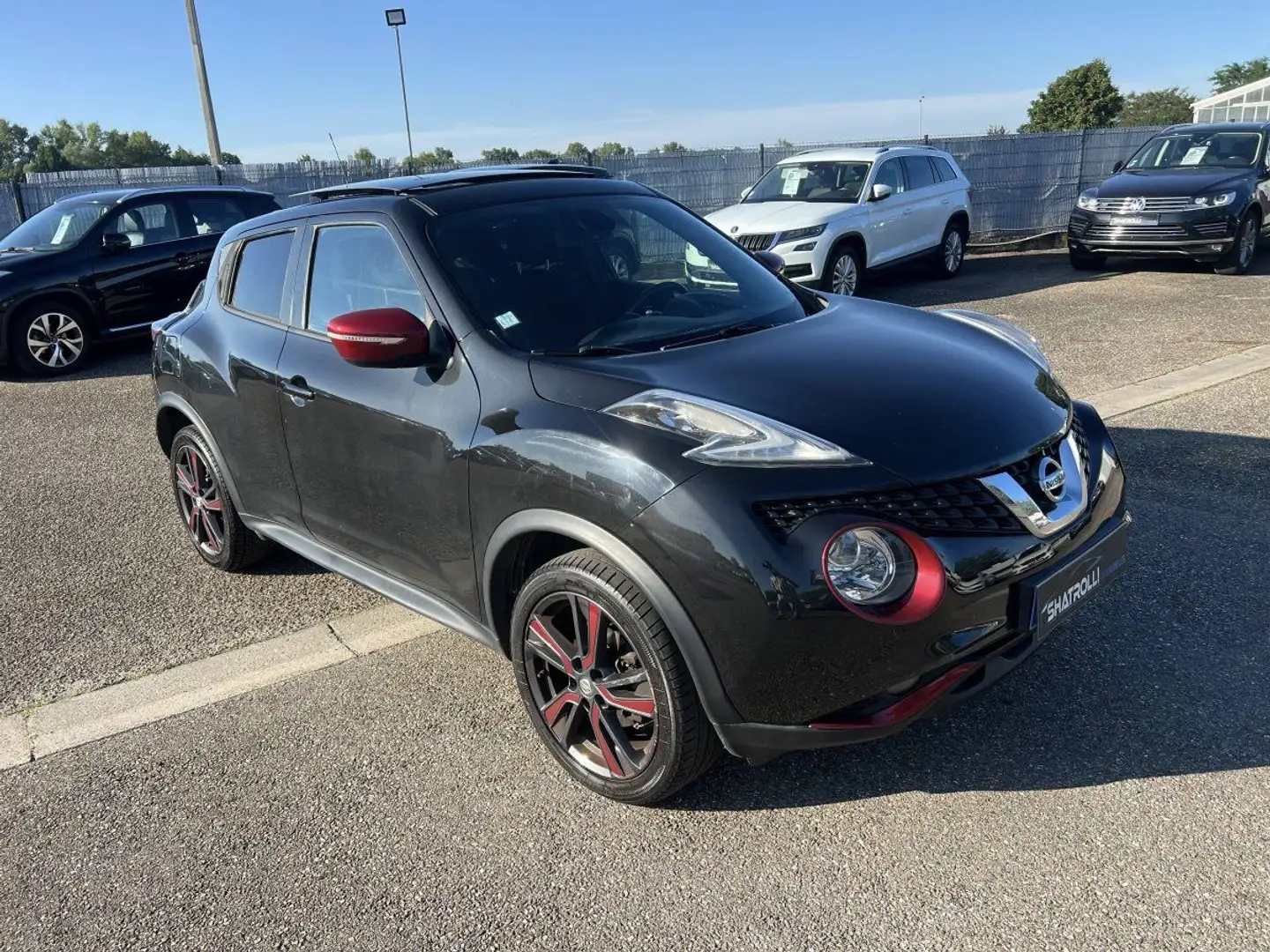 Nissan Juke 1.5 dCi 110ch E6 Black Edition GPS Caméra ToitOuvr Noir - 1