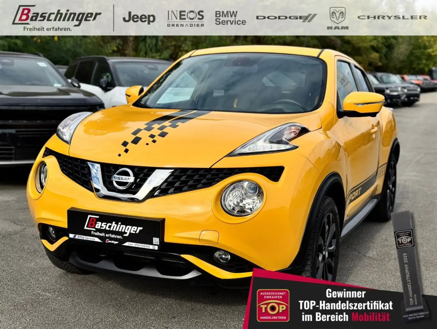 Nissan Juke 1,6 DIG-T 4x4i Tekna Gelb - 1